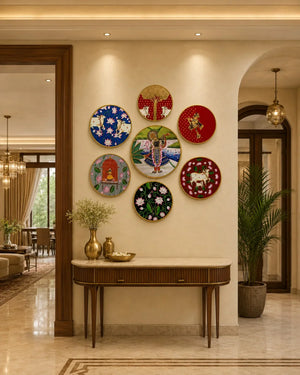 Beyond Wall Art: How Pichwai Plates Are Redefining Indian Table and Home Décor