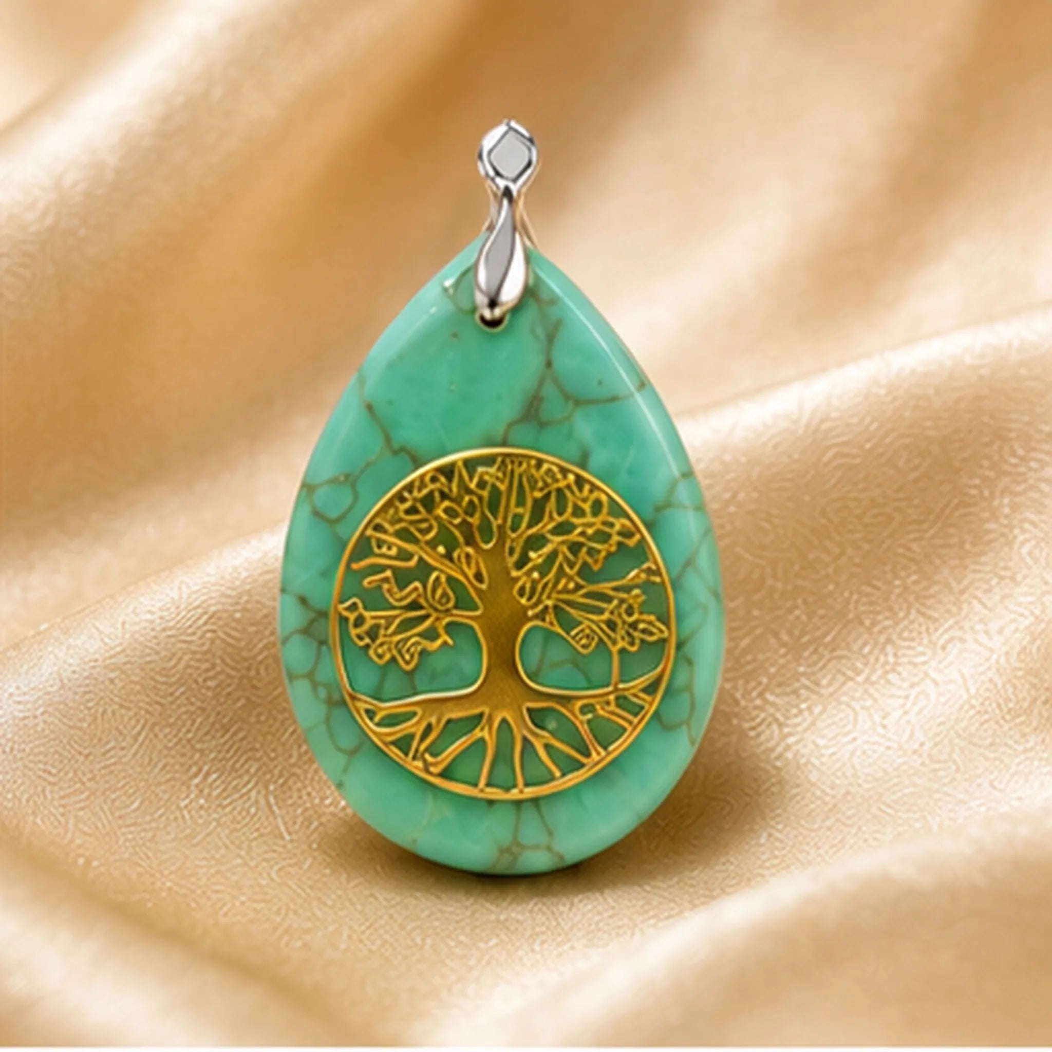 Turquoise Teardrop Pendant