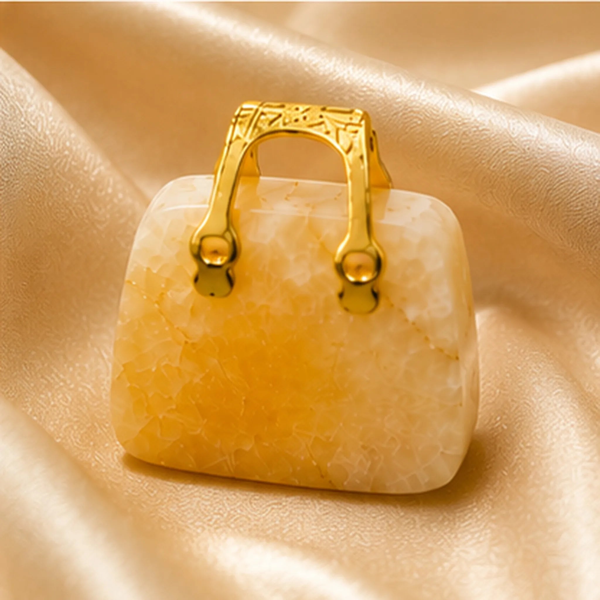 Citrine Handbag Pendant
