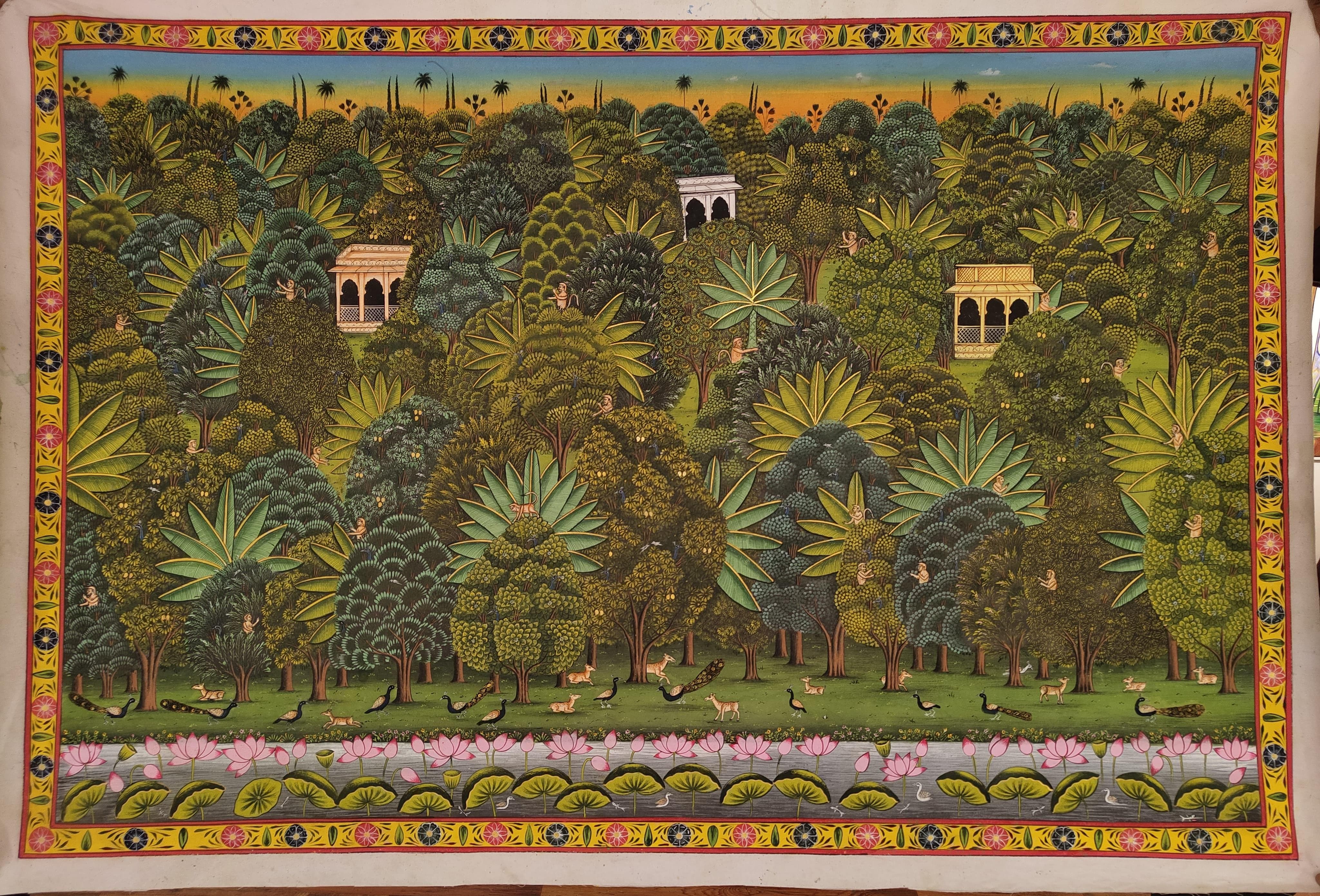 Krishna's Sacred Grove in Bloom