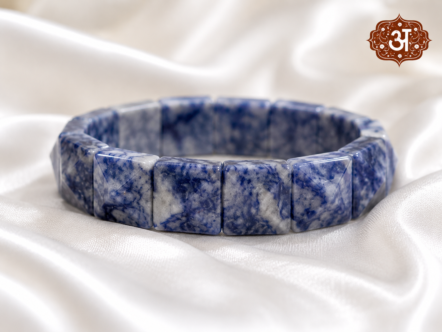 Sodalite Pyramid Bracelet