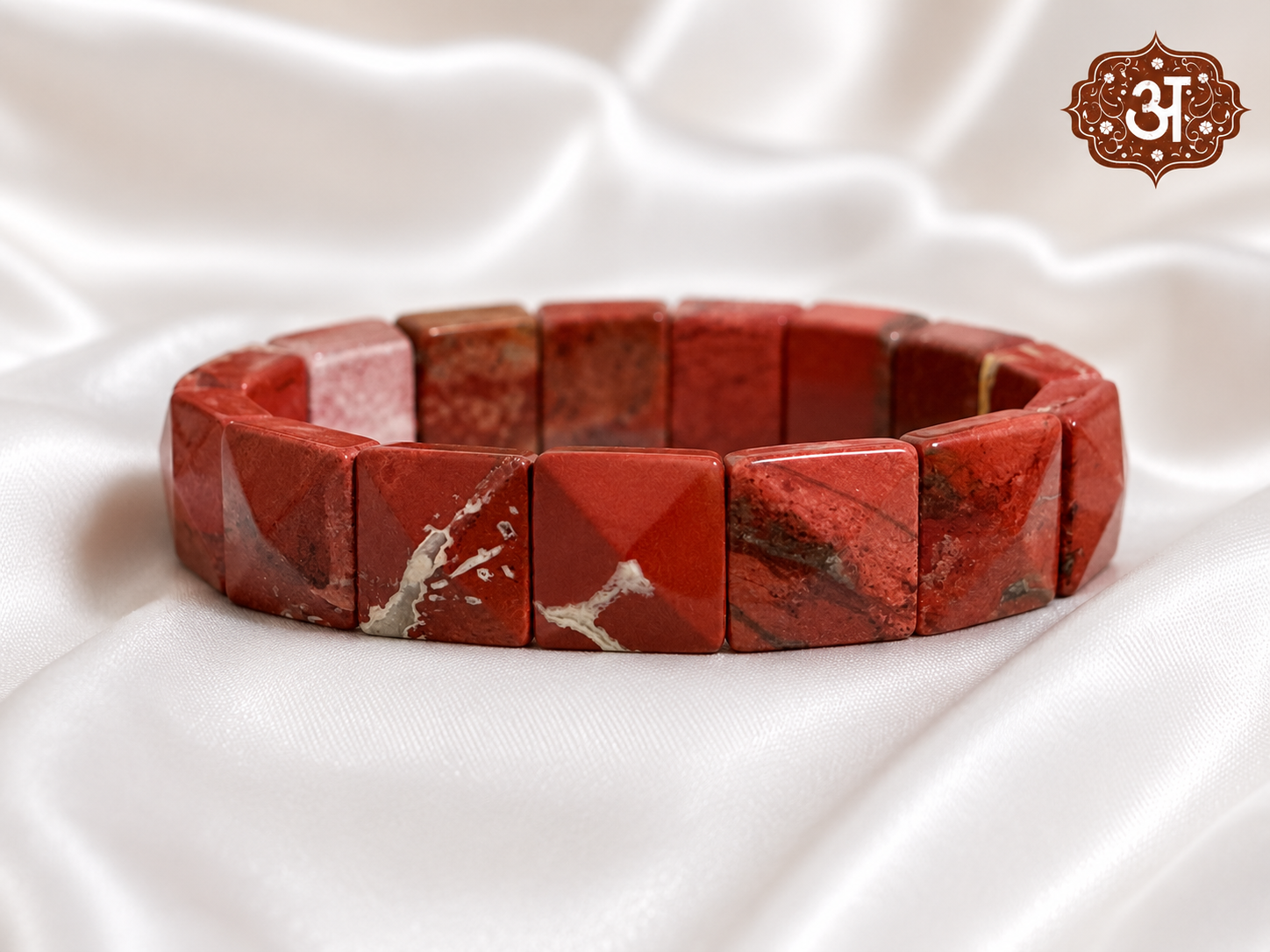 Red Jasper Pyramid Bracelet
