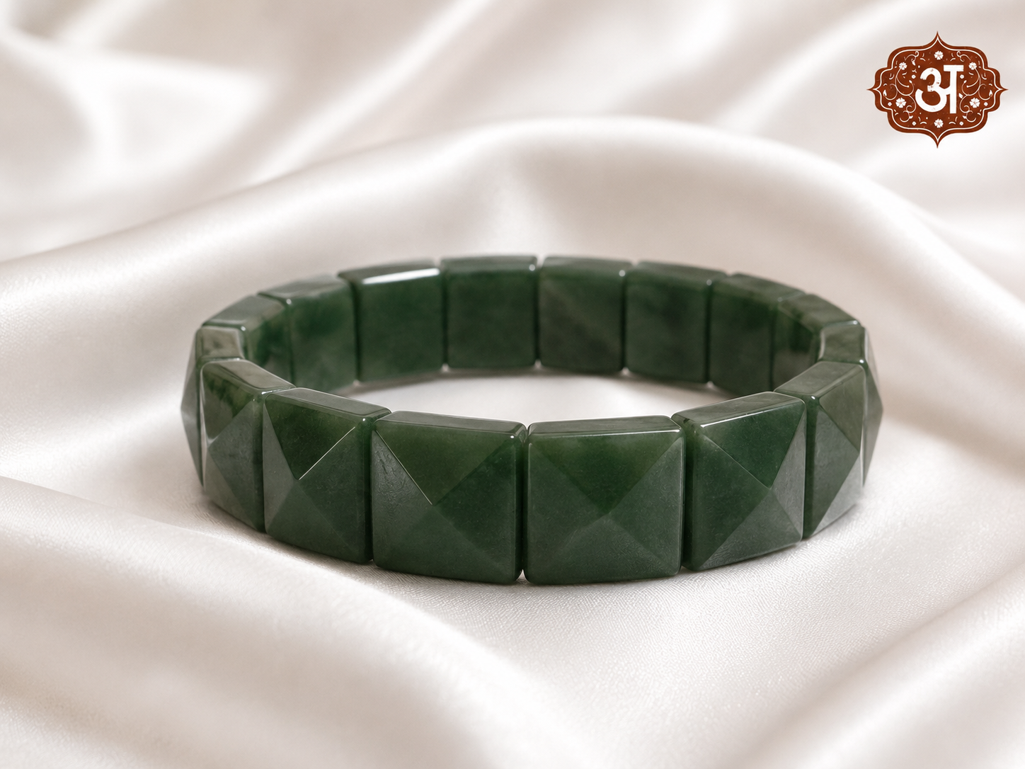 Green Aventurine Pyramid Bracelet