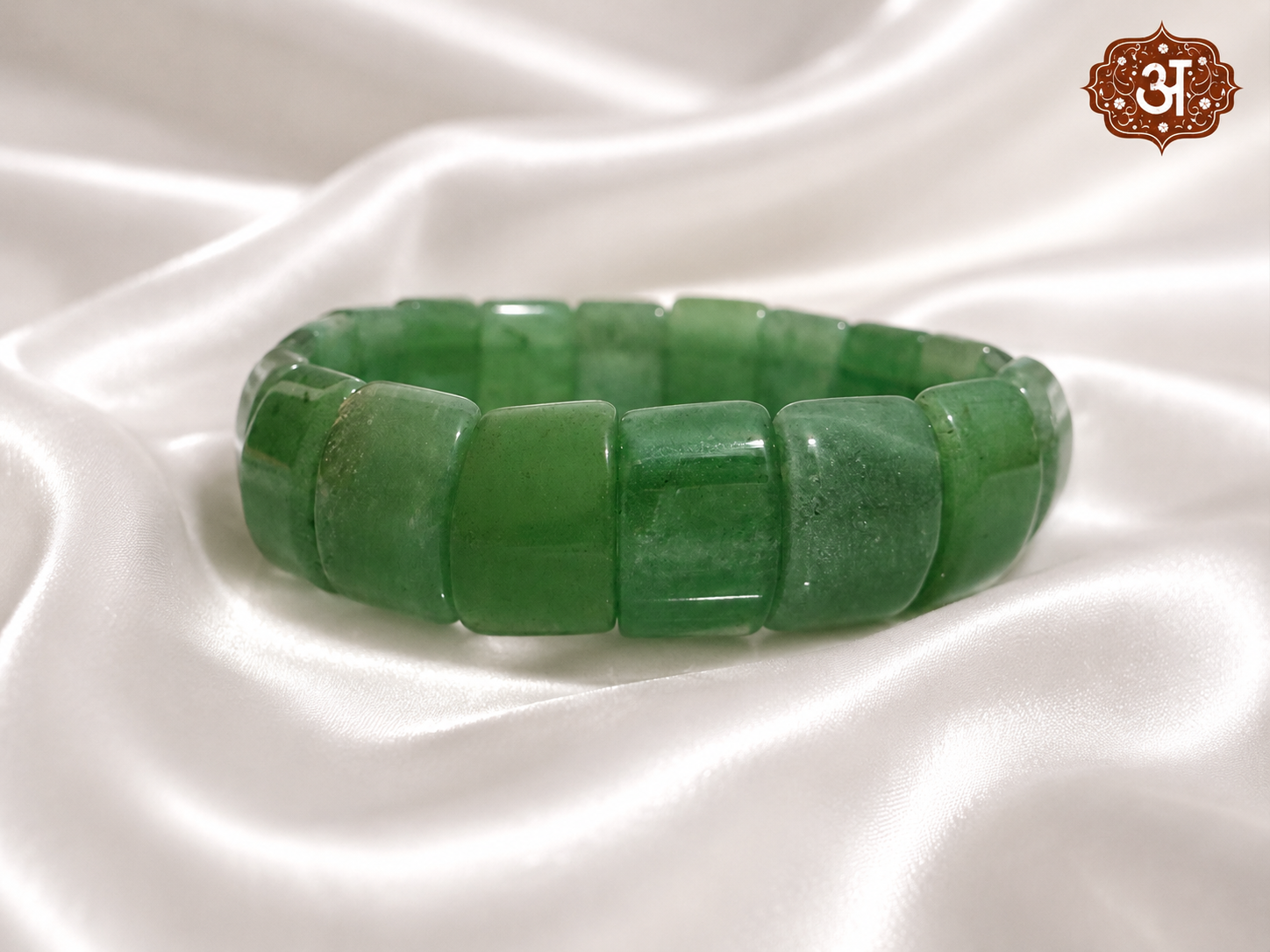 Green Aventurine Square Bracelete