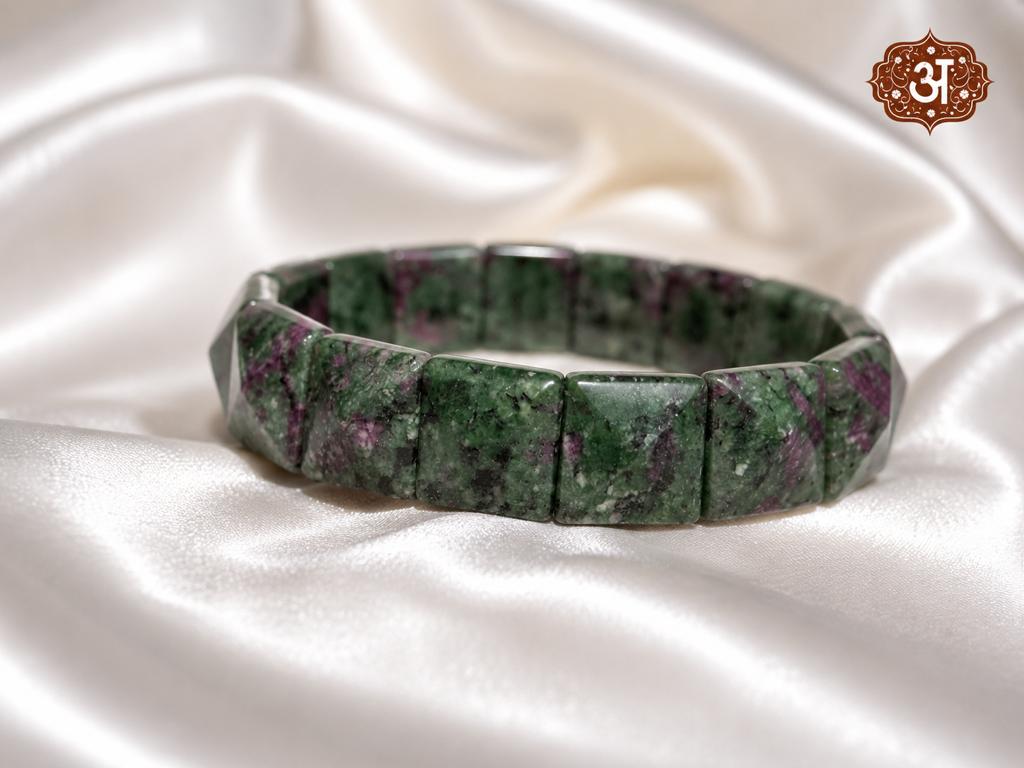 Unakite Pyramid Bracelet