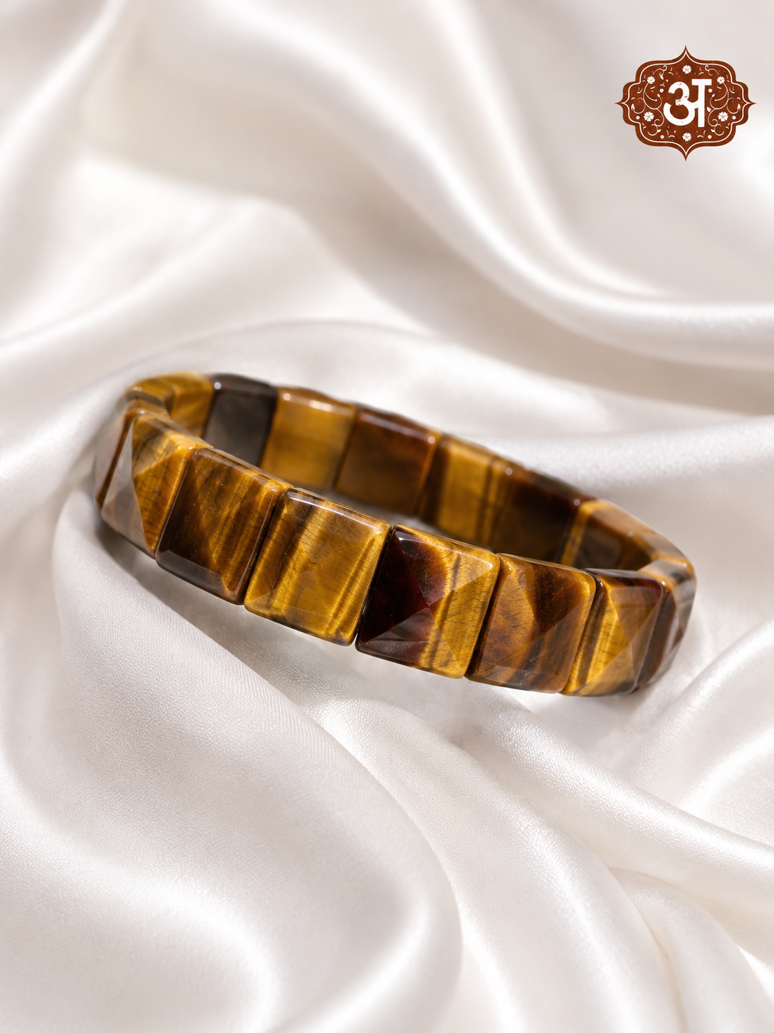 Tiger Eye Pyramid Bracelet
