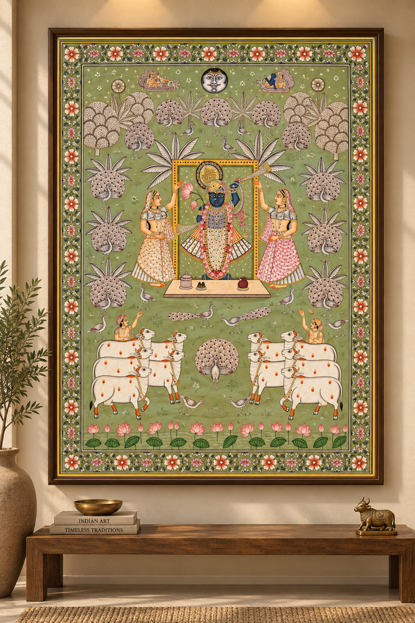 Shrinathji Among Peacocks & Sacred Cows by Diwakar Sharma