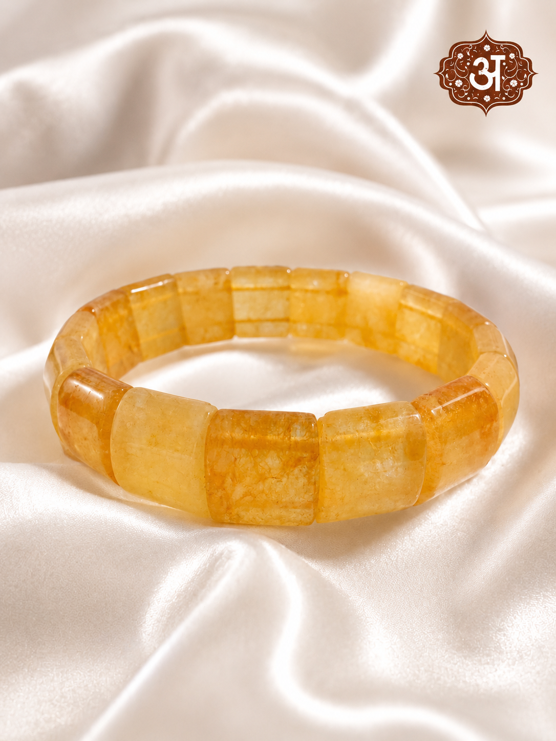 Citrine Square Bracelet