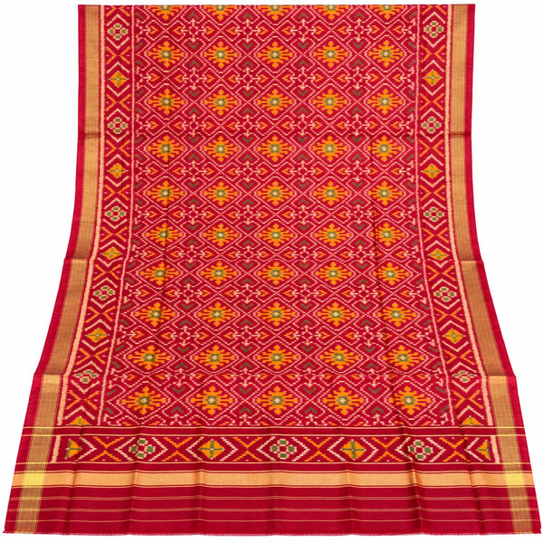 Crimson Heritage Single Ikat Dupatta