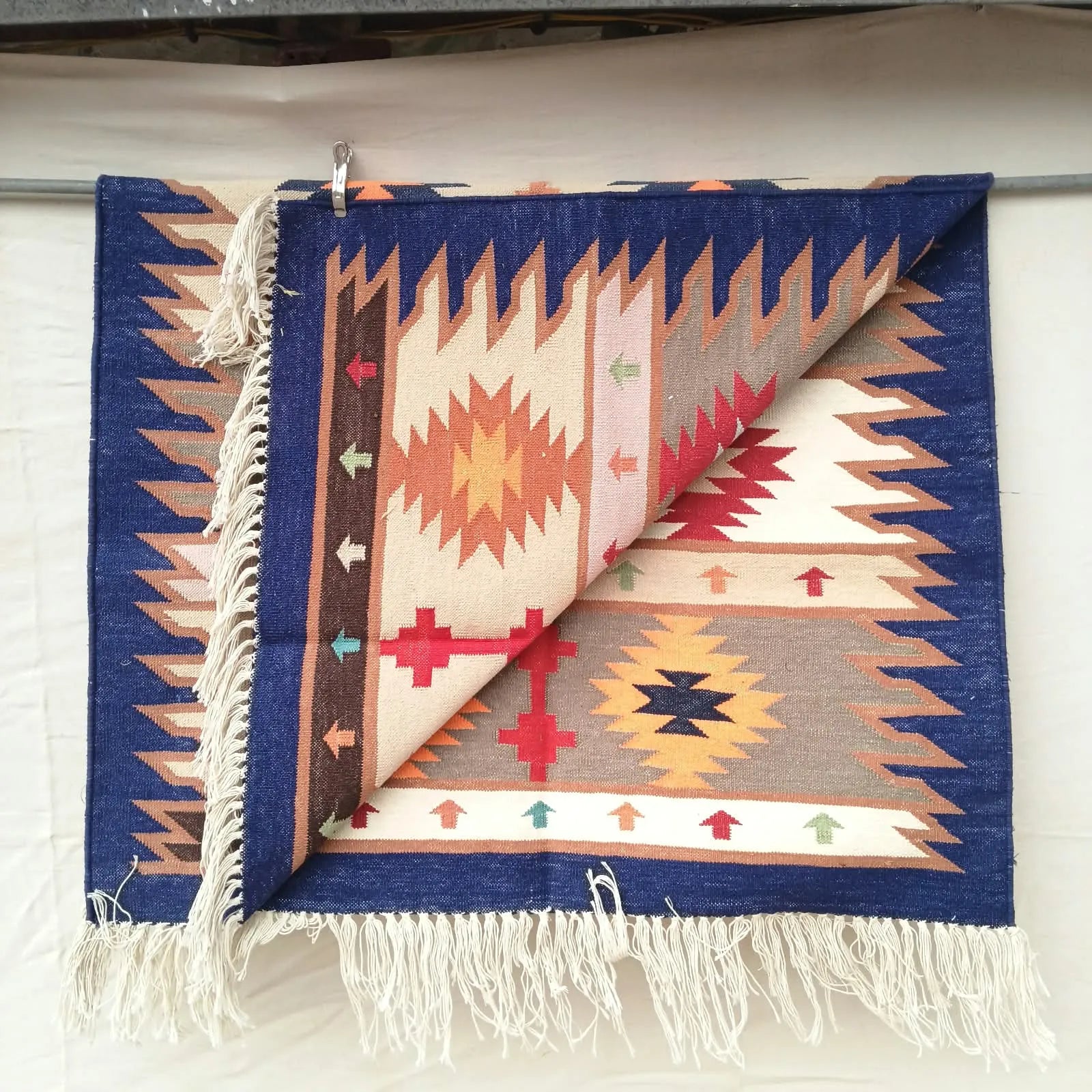 Heritage Geometric Handwoven Dhurrie