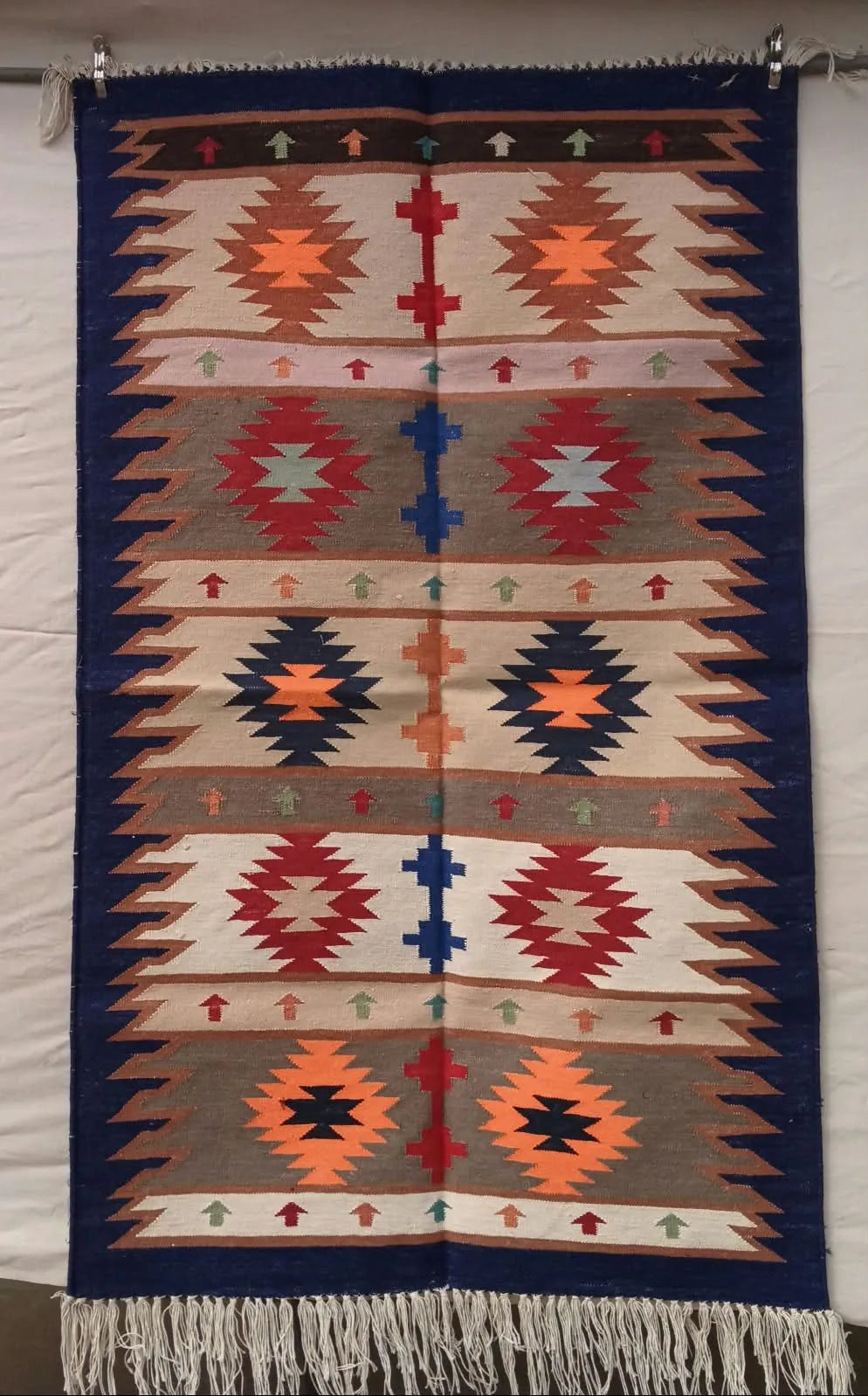 Heritage Geometric Handwoven Dhurrie
