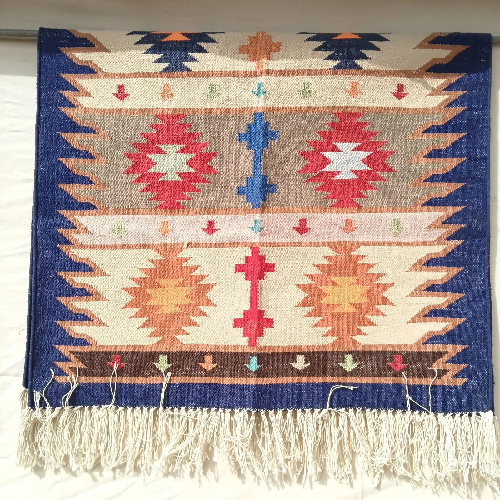 Heritage Geometric Handwoven Dhurrie
