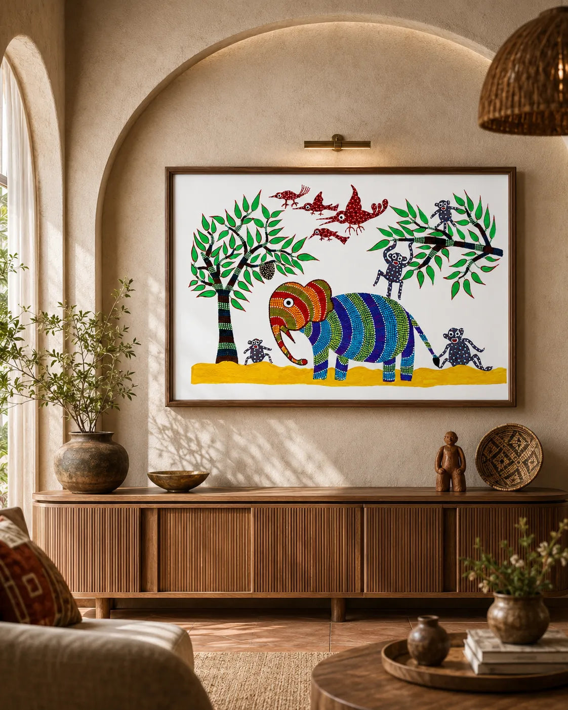 Elephant and the Forest Troupe