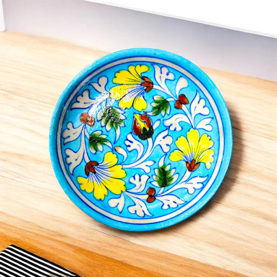 6-inch Blue Pottery Plate