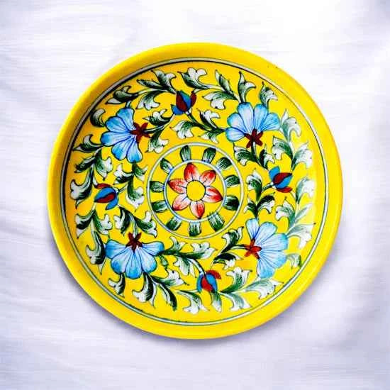 8-inch Blue Pottery Thali