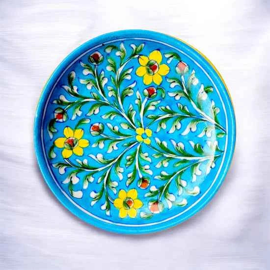 8-inch Blue Pottery Plate