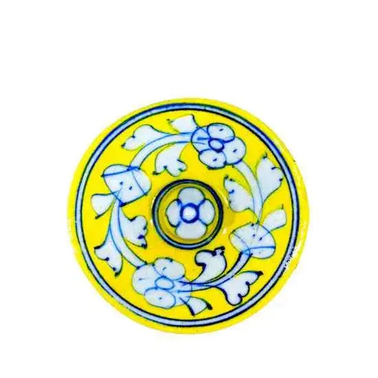 4-inch Blue Pottery Jar