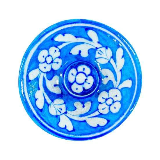 4-inch Blue Pottery Jar