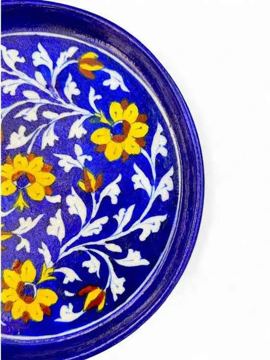9-inch Blue Pottery Thali