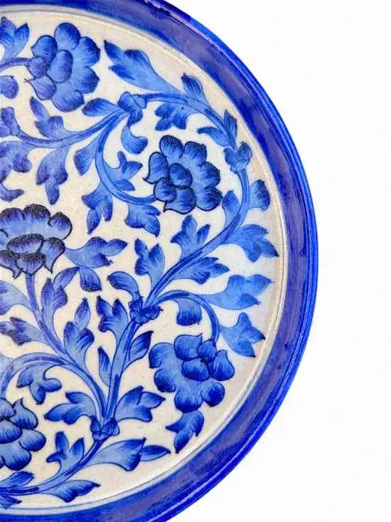 9-inch Blue Pottery Thali