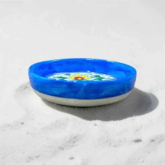 4-inch Blue Pottery Thali