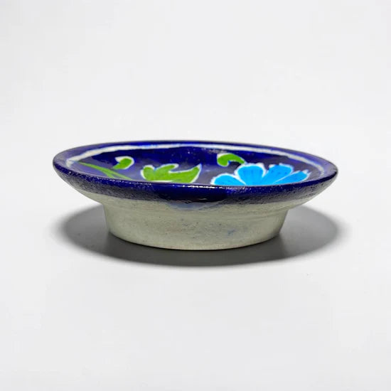 Blue Pottery Soap Dish
