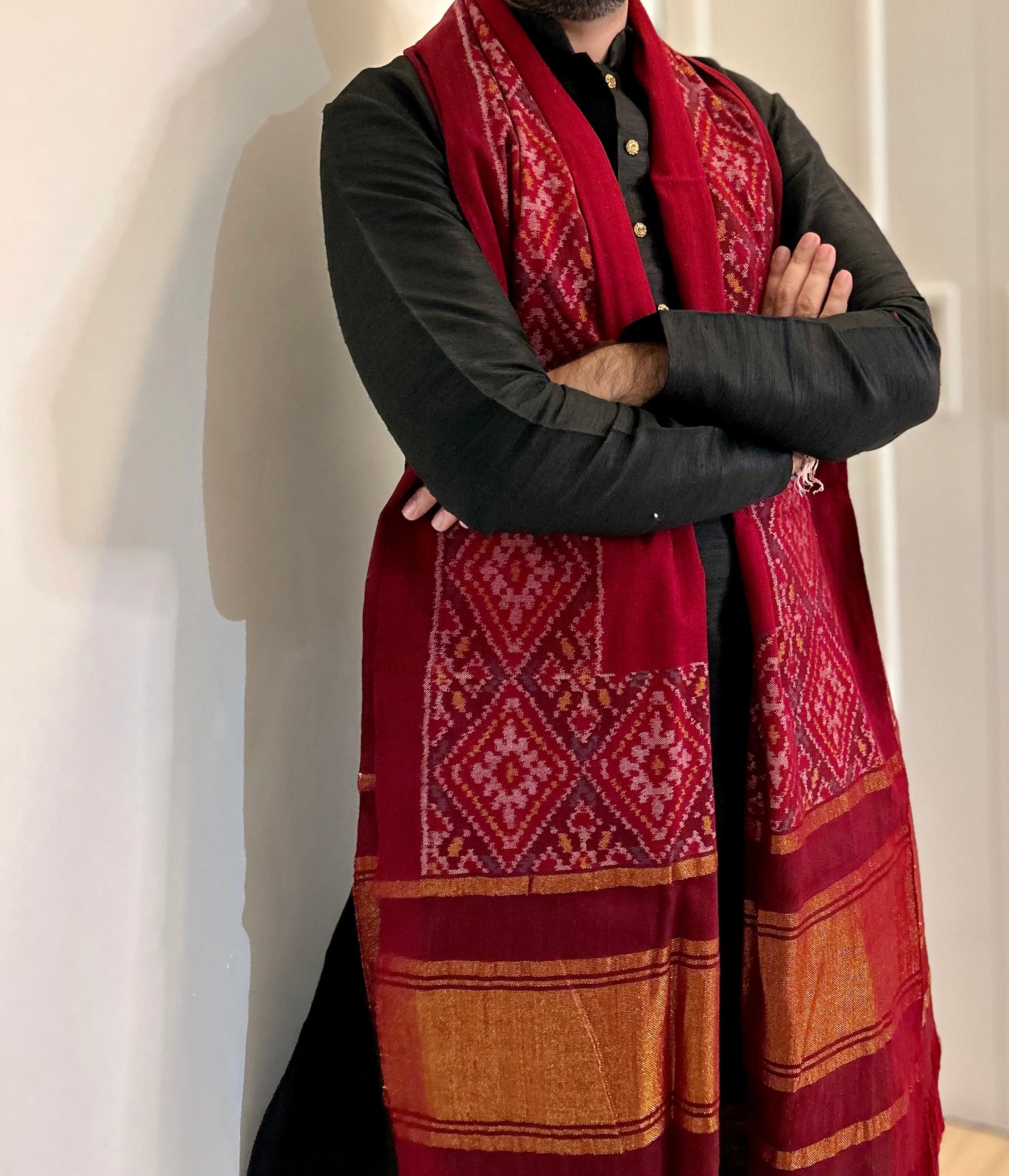 Patola Shawl - Red 1