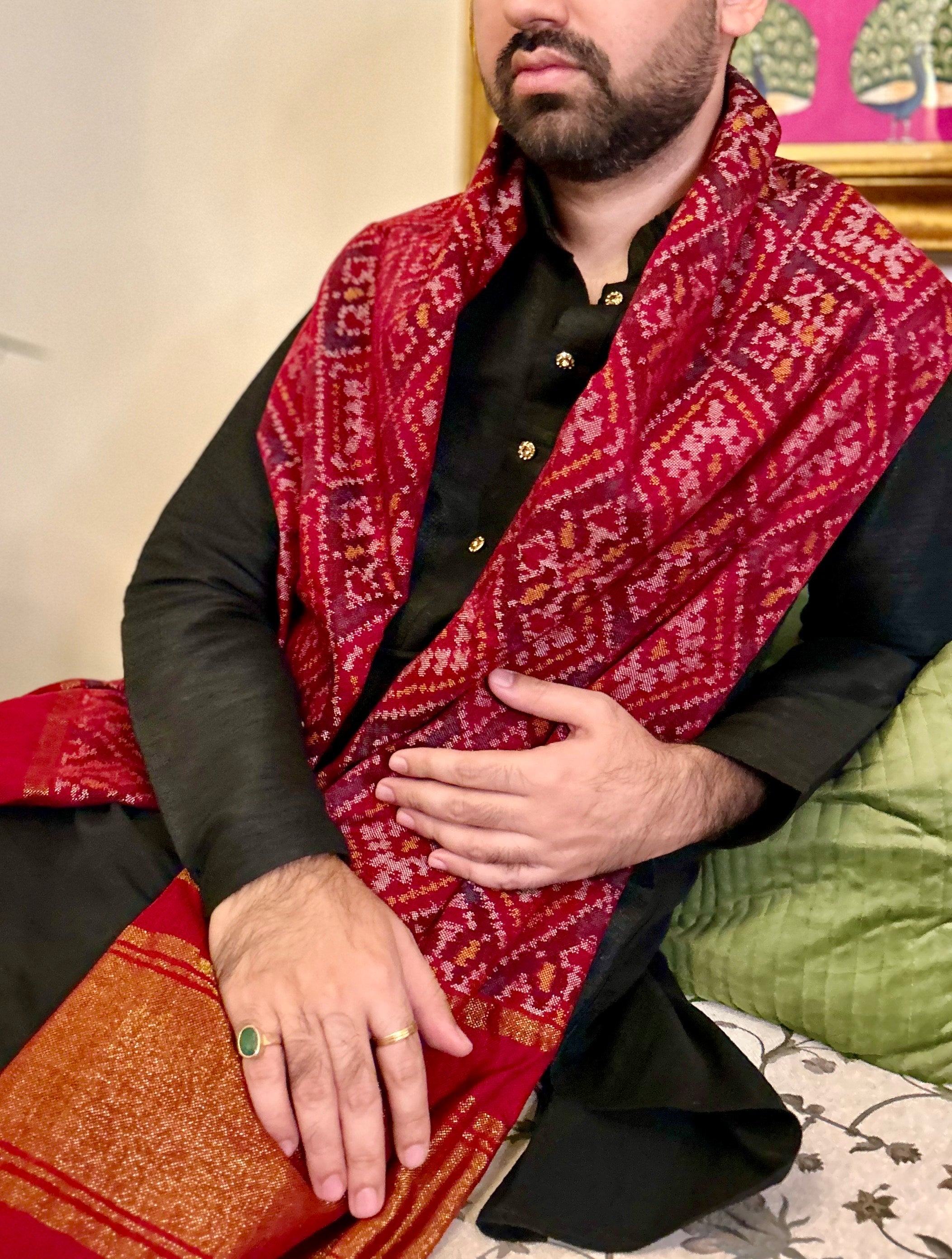 Patola Shawl - Red 1