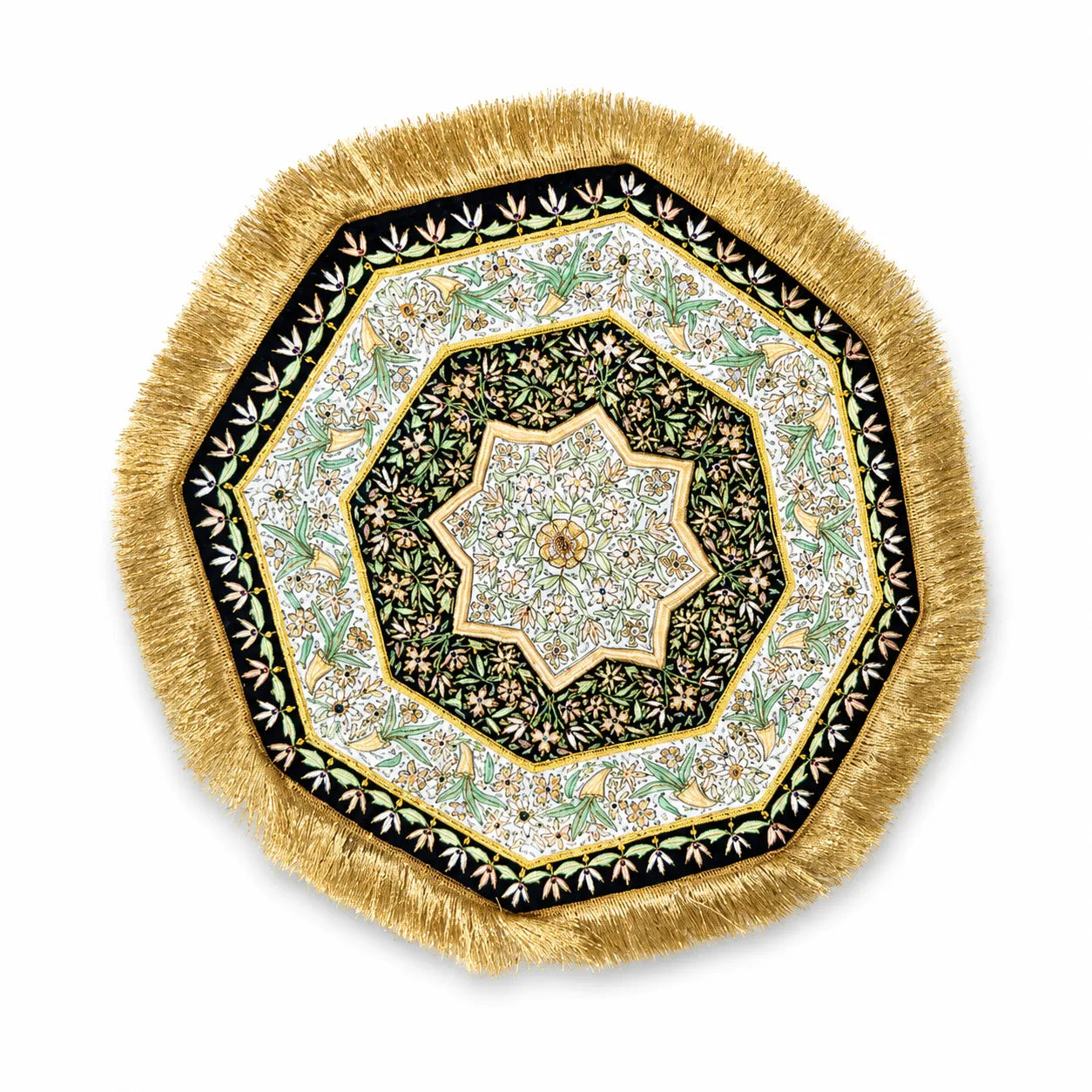 Ivory Blossom Octagonal