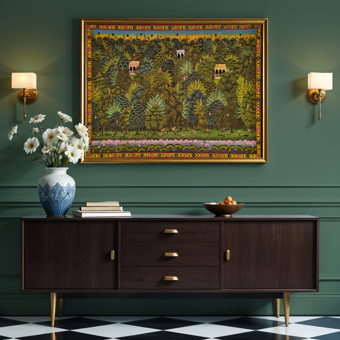 Krishna's Sacred Grove in Bloom