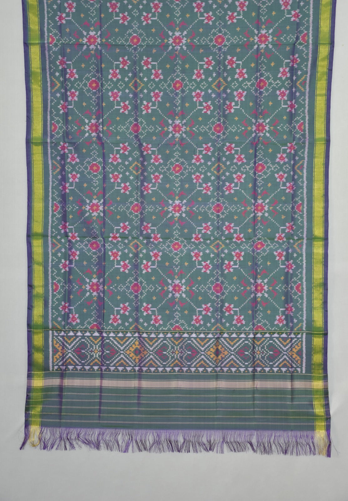 Heritage Floral Ikat Patola Dupatta