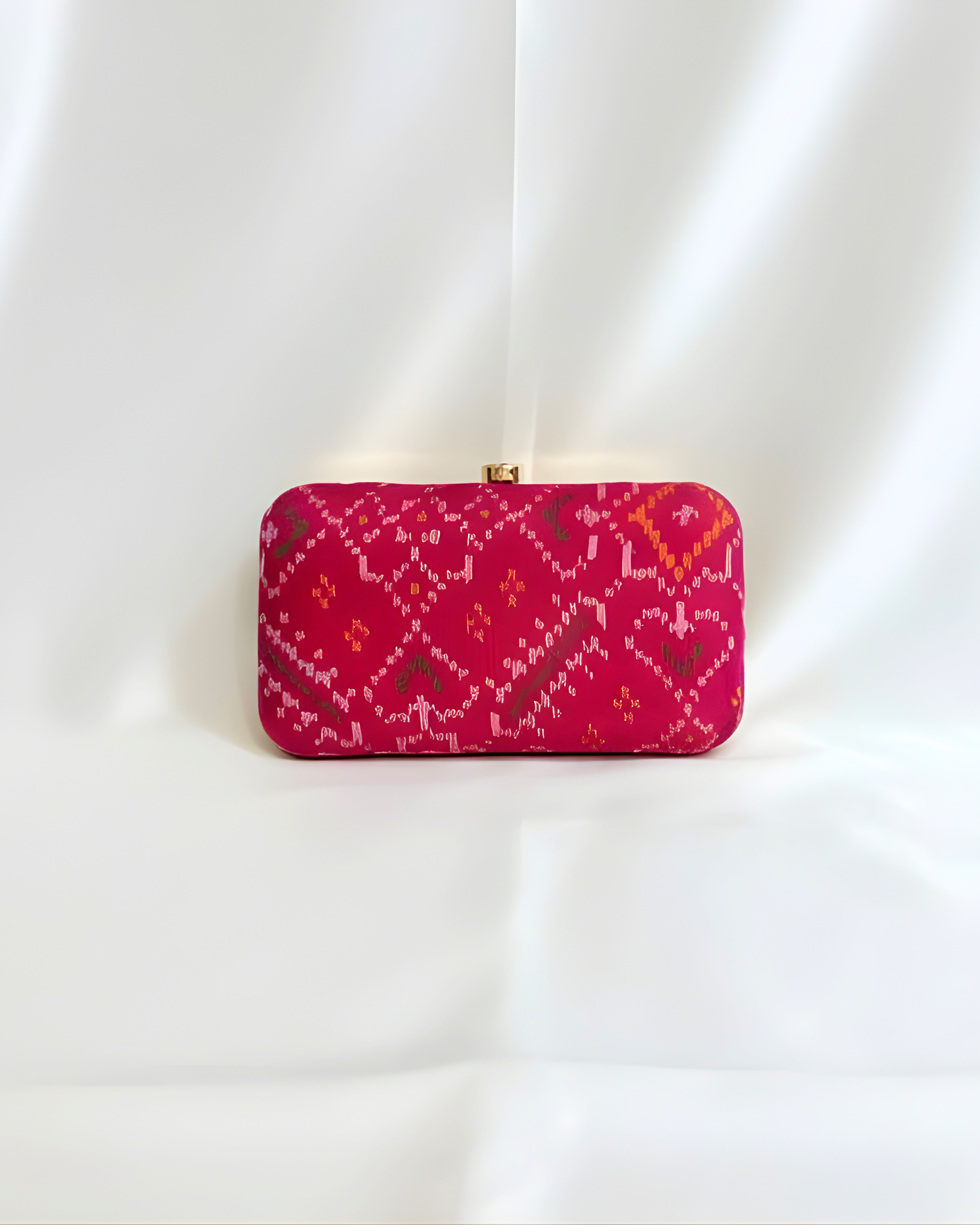 Patola Pink Clutch