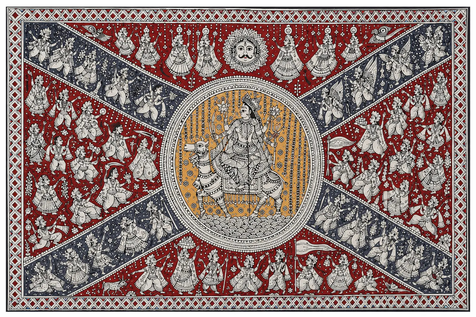 Radiance of the Divine Mother in Mata Ni Pachedi by Suresh Chitara