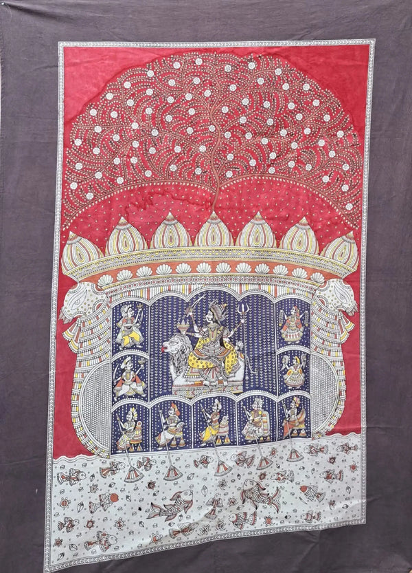 Sanctuary of the Divine Mother in Mata Ni Pachedi by Suresh Chitara