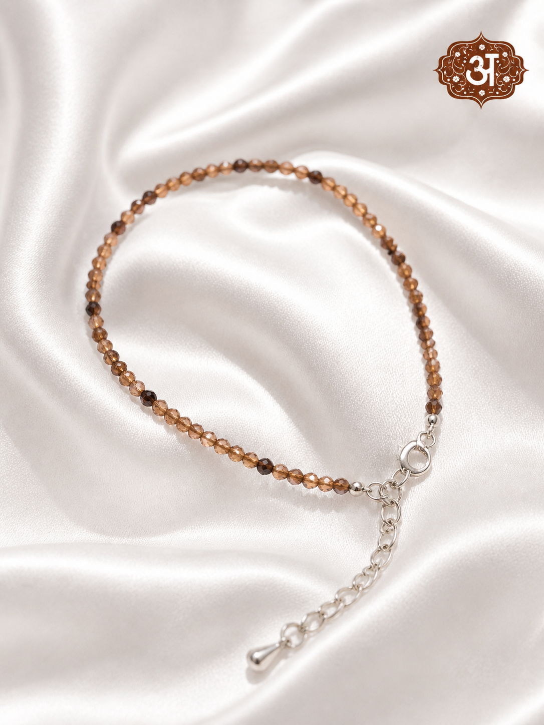Smoky Quartz Anklet