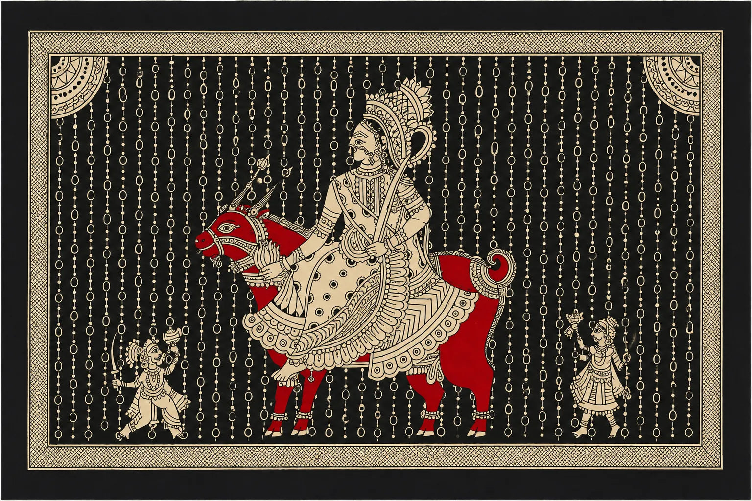 The Sacred Guardian in Mata Ni Pachedi by Suresh Chitara