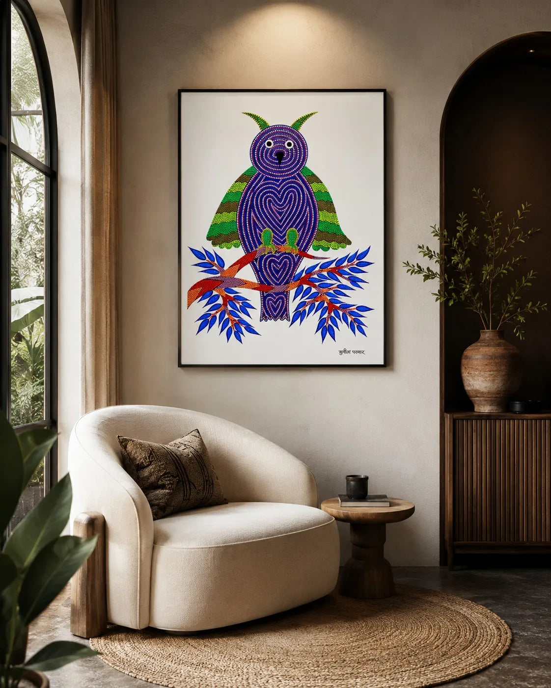 The Heart-Patterned Owl
