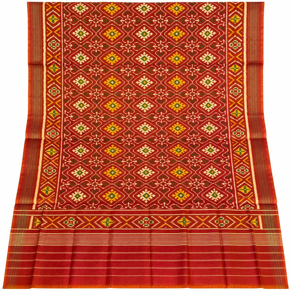 Ruby Motif Heritage Single Ikat Dupatta