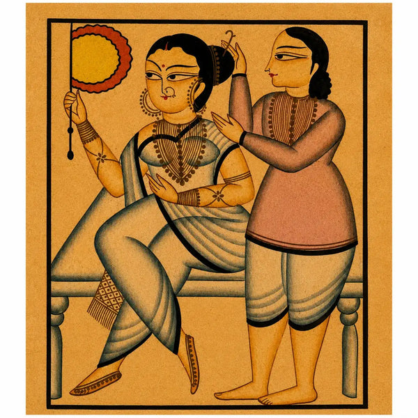 The Beloved's Morning Ritual in Kalighat by Chandan Chitrakar