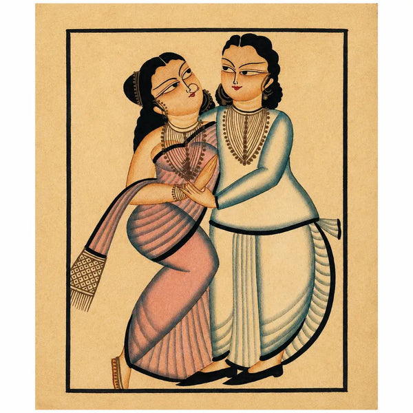 Traditional Couple in Kalighat by Chandan Chitrakar