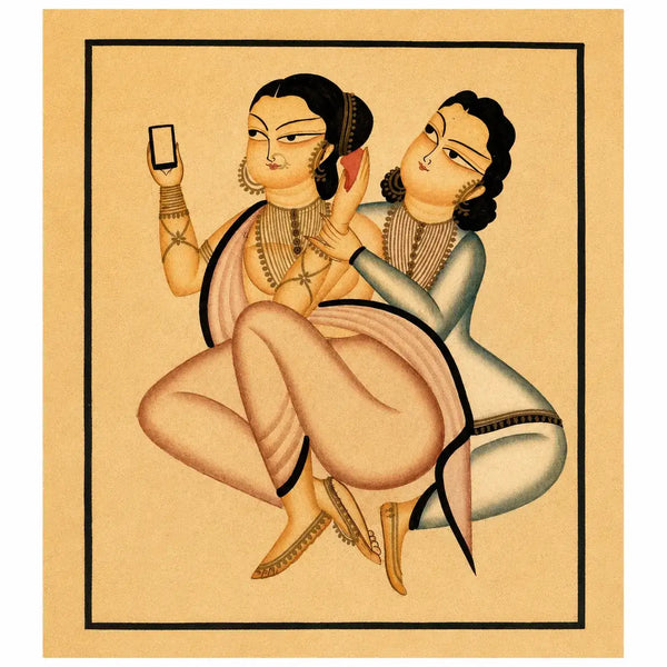 Modern Love in Kalighat by Chandan Chitrakar