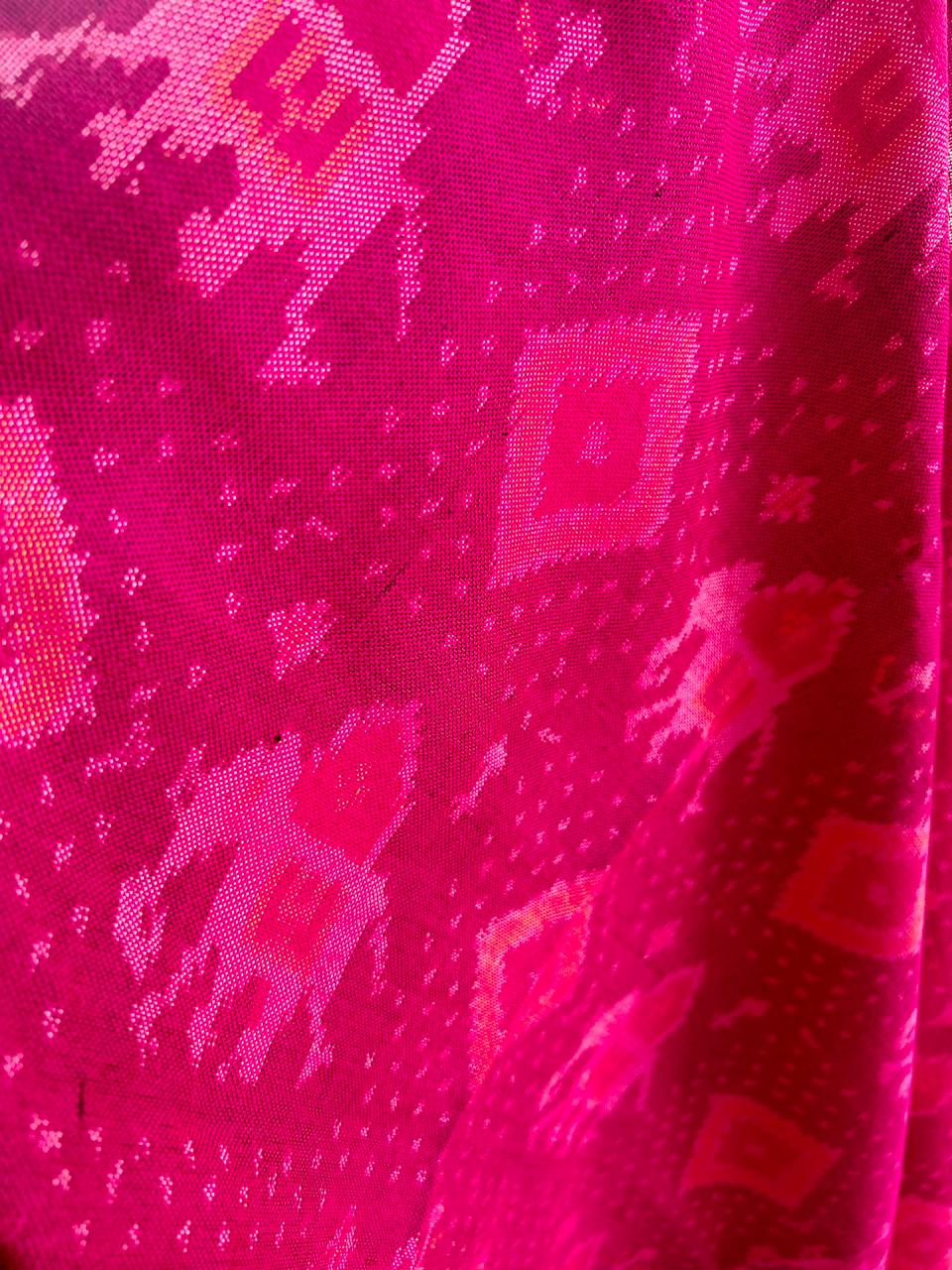 Pink Patola shawl