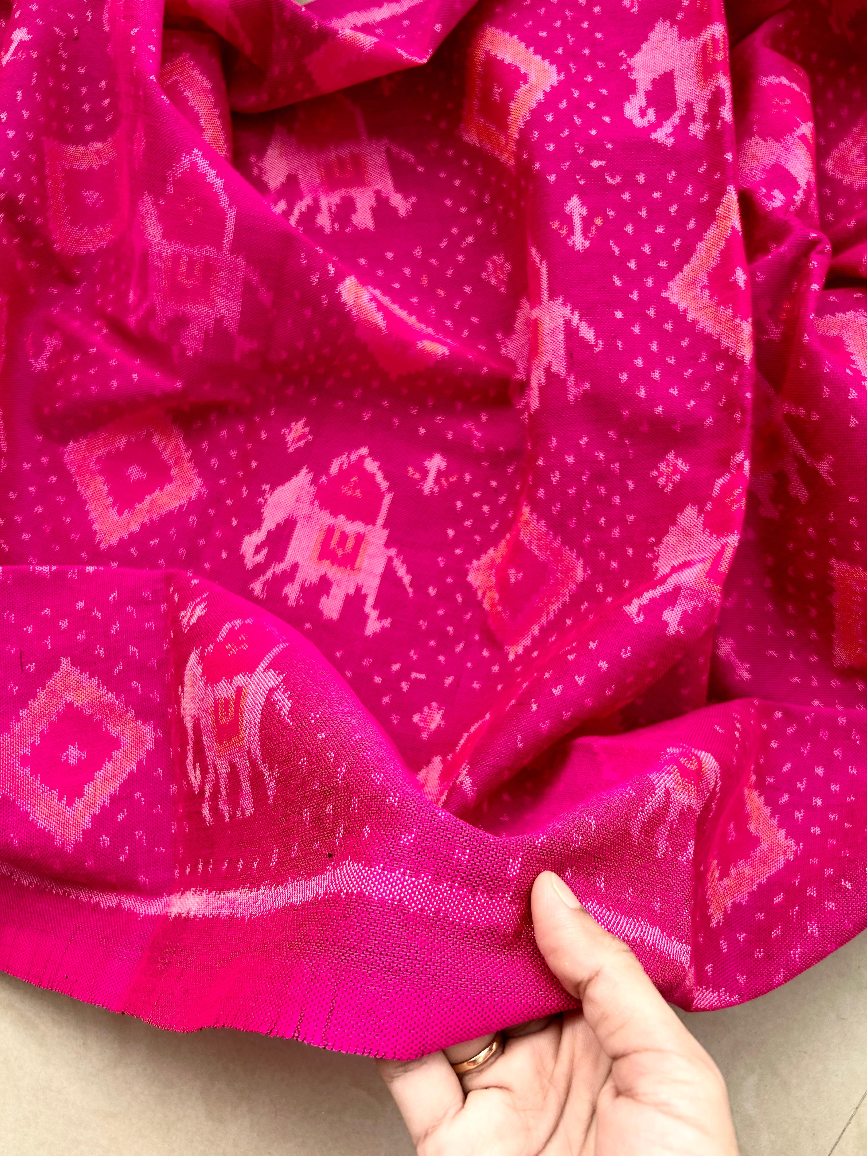 Pink Patola shawl