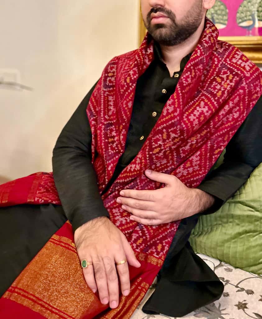 Patola Shawl - Red 1