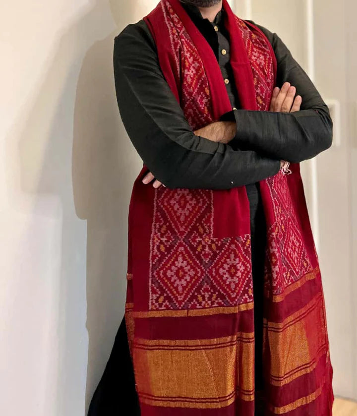 Patola Shawl - Red 2