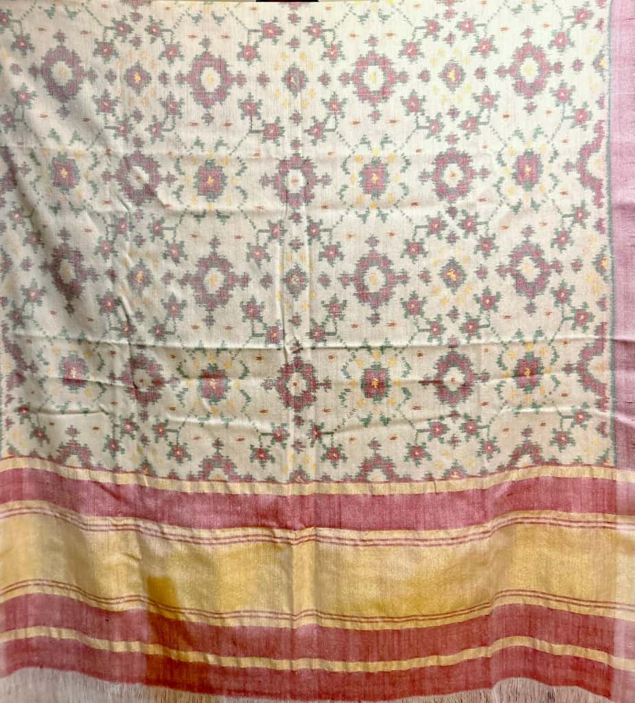 Patola Shawl - White