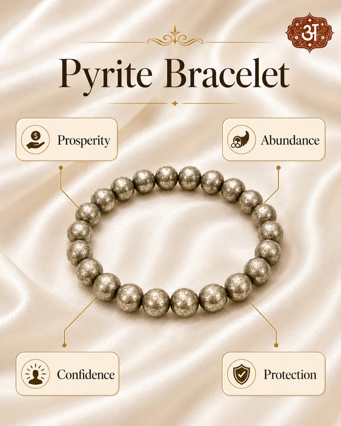Natural Pyrite Bracelet