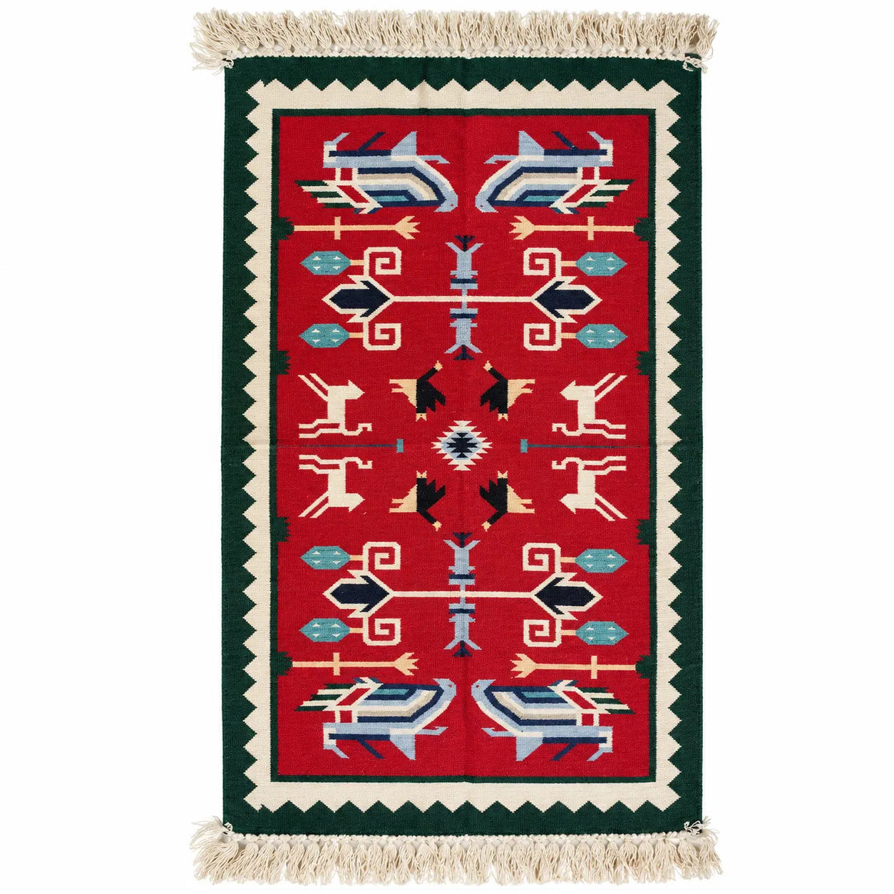 Heritage Motif Handwoven Dhurrie