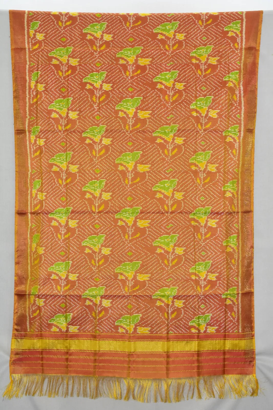 Vasanta Bloom Ikat Patola Dupatta