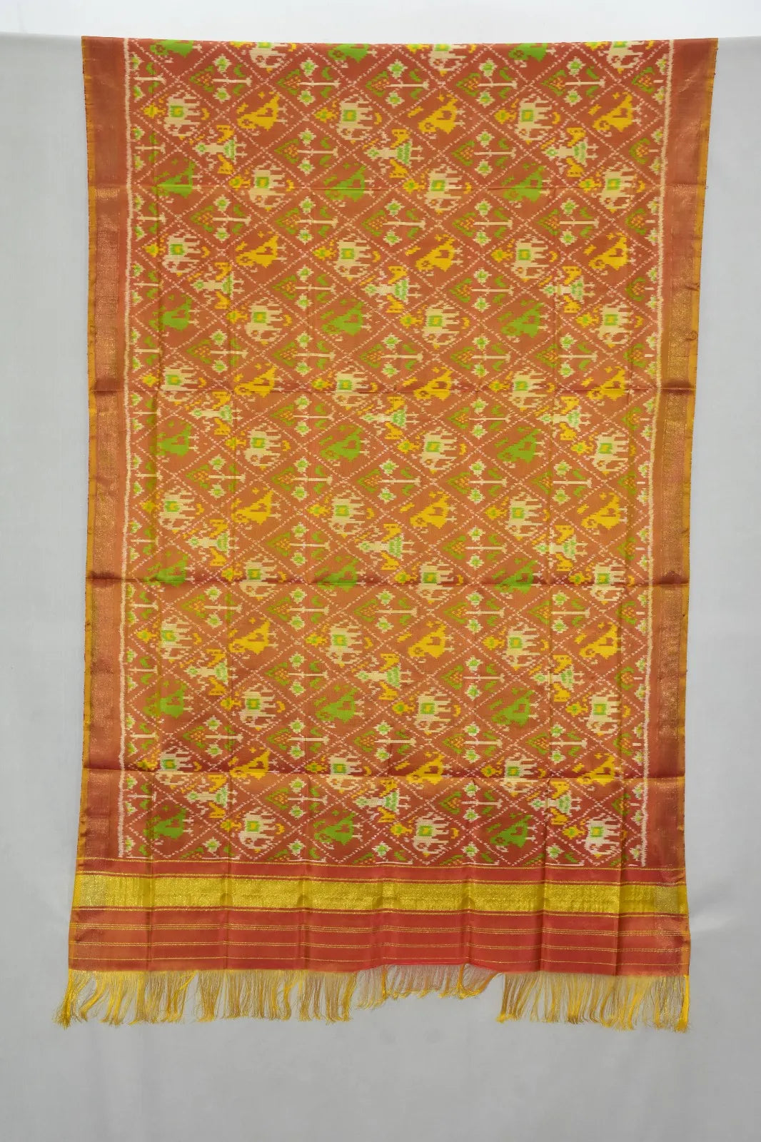 Aaranya Motif Single Ikat Patola Dupatta